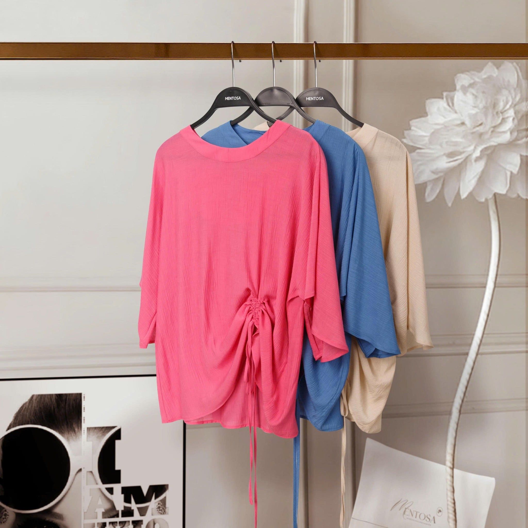  Áo Mentosa Basic Dây Rút 3 Màu-AMTS011025L1 