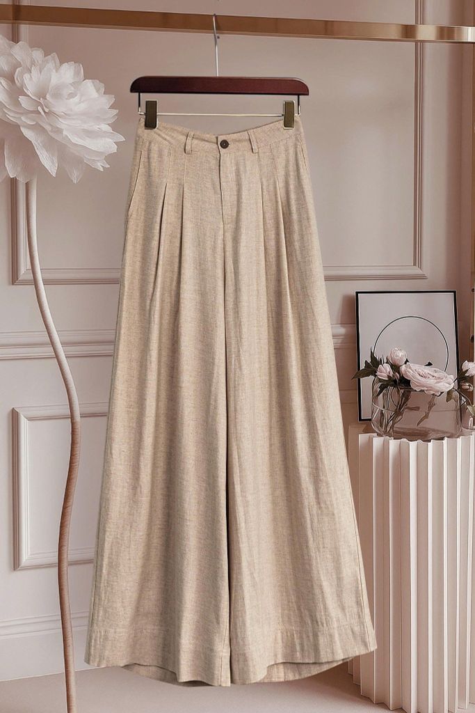 Quần Mentosa Cạp Cao Xếp Ly-QMTS120925L1