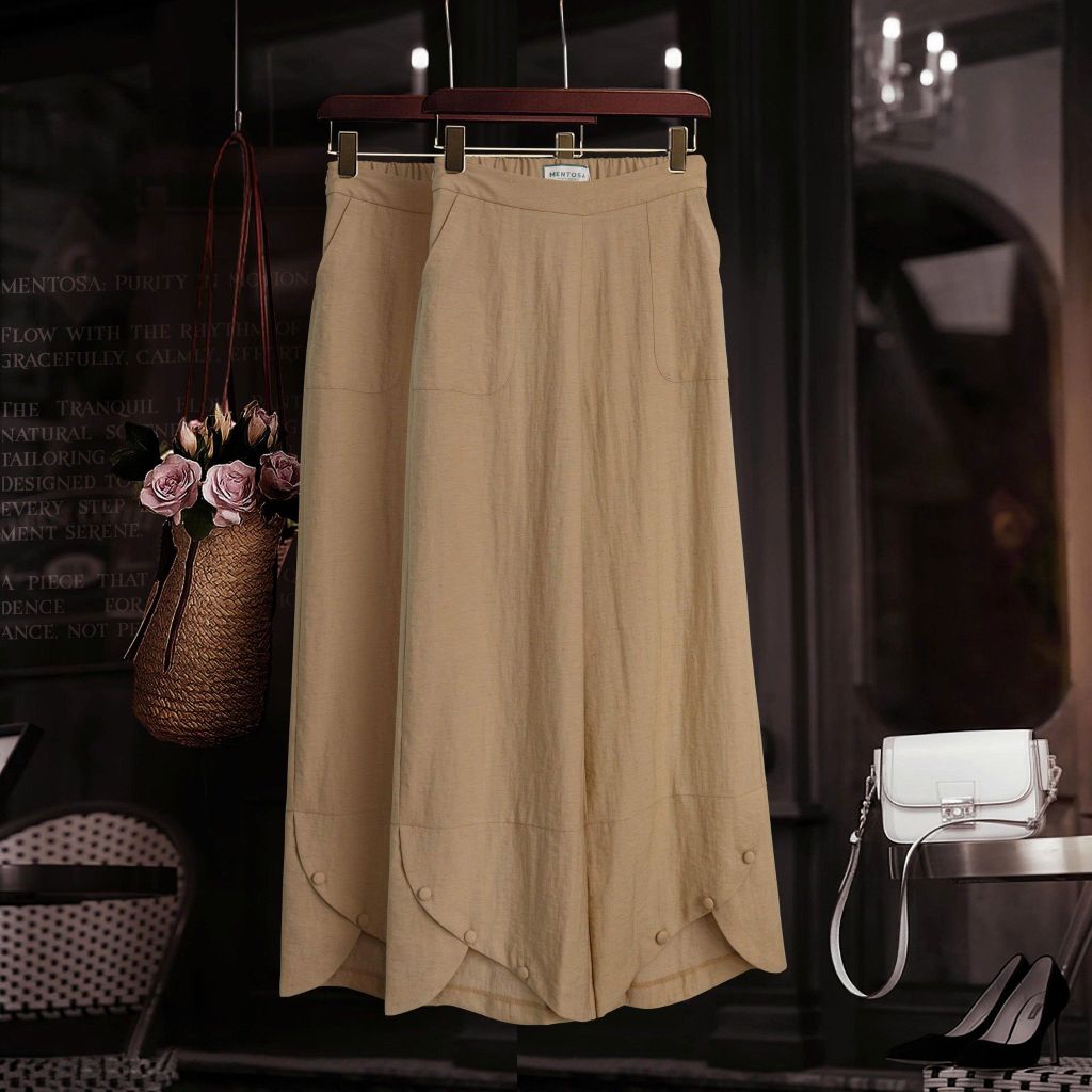 Quần Mentosa Lai Chéo Nút-QMTS130925L1