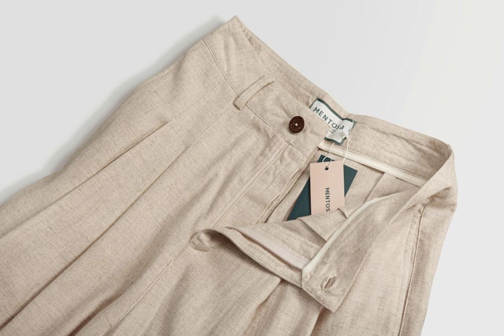 Quần Mentosa Cạp Cao Xếp Ly-QMTS120925L1