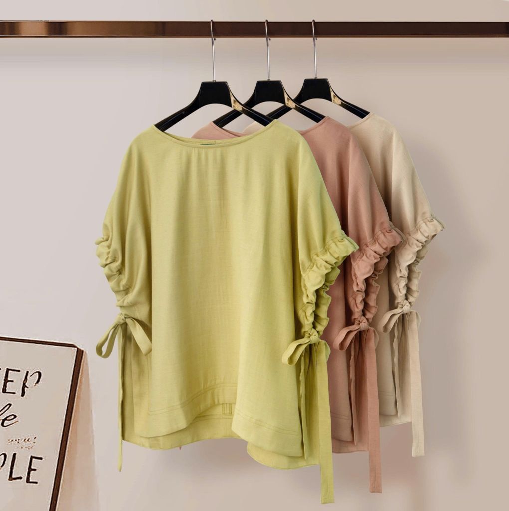 Áo Mentosa Blouse Boho Linen Crepe-AMTS260825D1