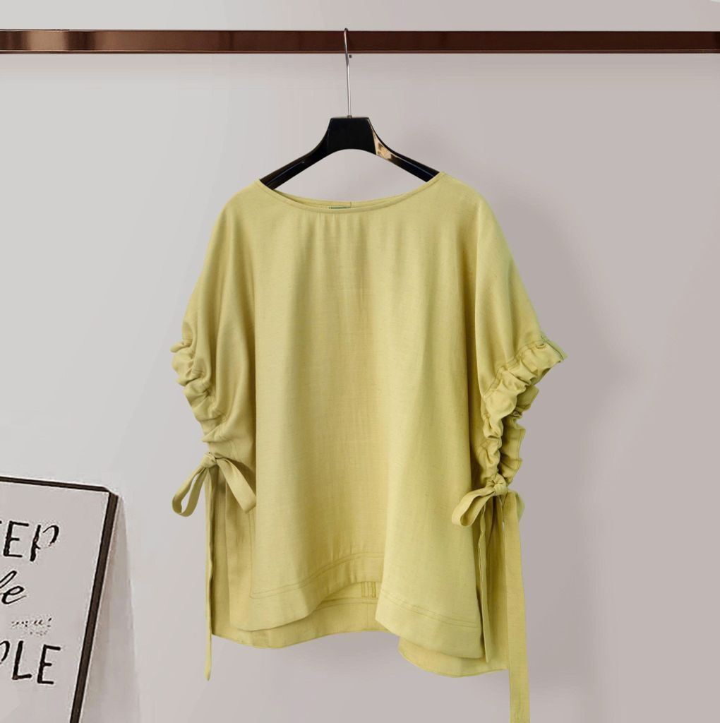 Áo Mentosa Blouse Boho Linen Crepe-AMTS260825D1