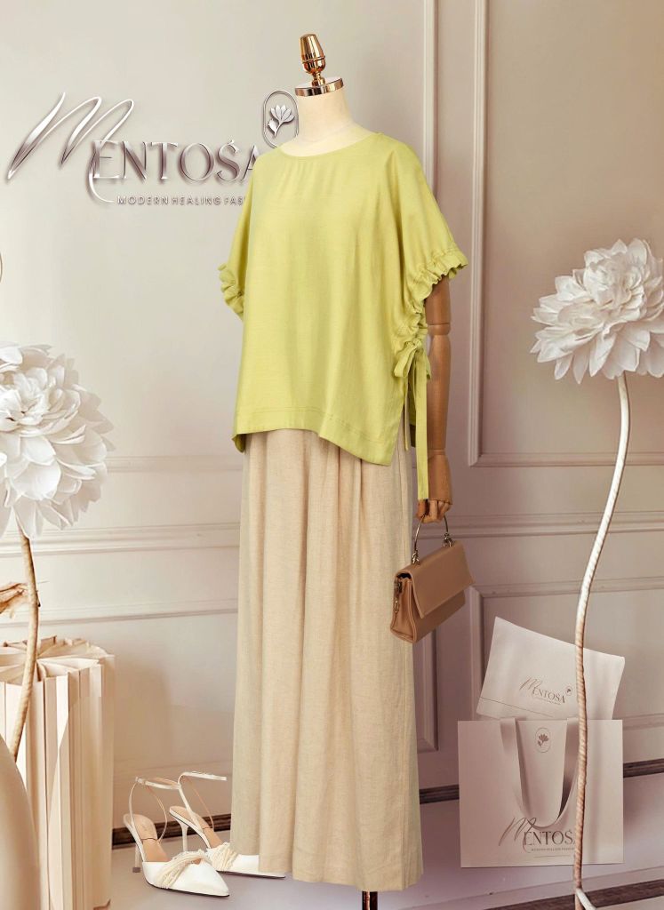 Áo Mentosa Blouse Boho Linen Crepe-AMTS260825D1