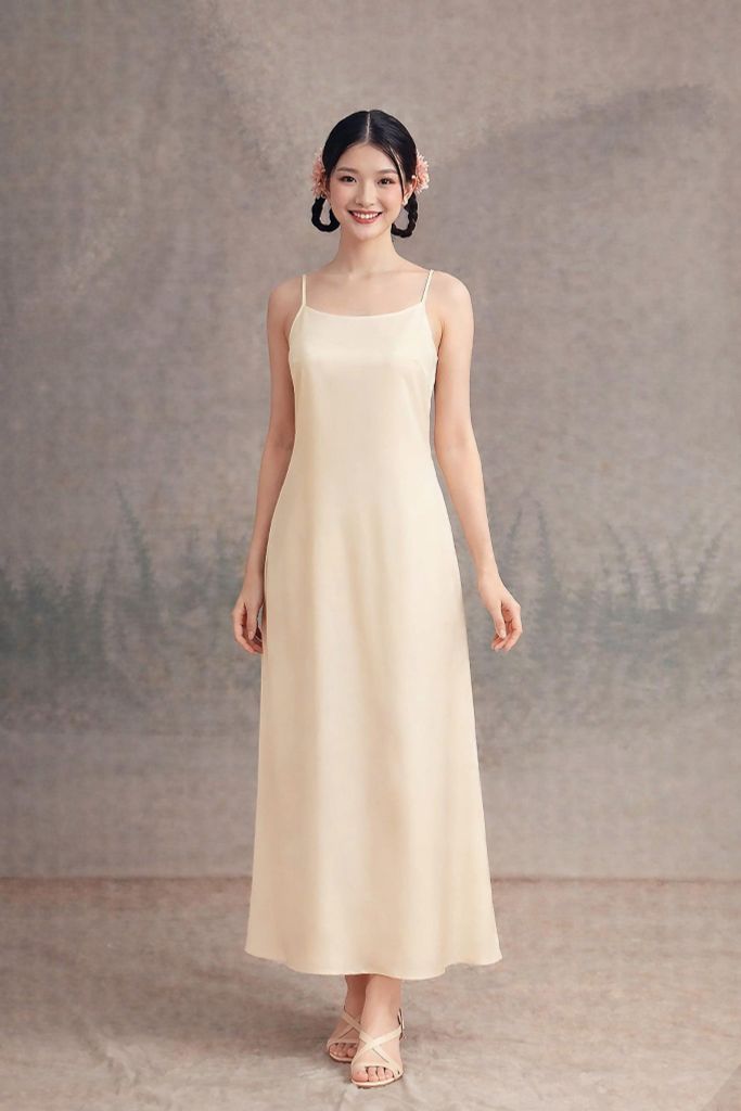 Set Áo Dài Tơ Hạ Mentosa-SMTS221025L1