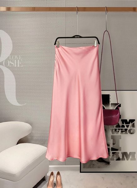  Chân Váy Lụa Mentosa 2 Màu-VMTS230825H1 