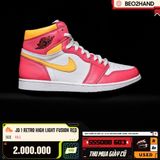 JD1 RETRO HIGH LIGHT FUSION RED - 555088 603 - 44.5
