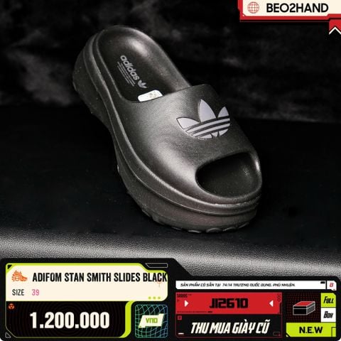 ADIFOM STAN SMITH SLIDES BLACK - JI2610 - 39