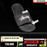 BENASSI STUSSY OFF NOIR SLIDE - CW2787 001 - 36