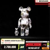 BEARBRICK JACKSON POLLOCK STUDIO - 400% & 100%-  FULLBOX