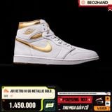 JD1 RETRO HI OG METALLIC GOLD - FD2596 107 - 47