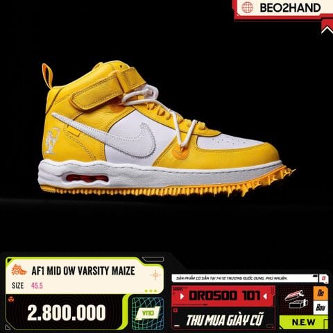 AF1 MID OW VARSITY MAIZE - DR0500 101 - 45.5