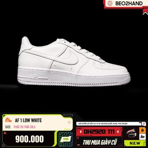 AF 1 LOW WHITE - DH2920 111 - PHẢI 39 TRÁI 38.5
