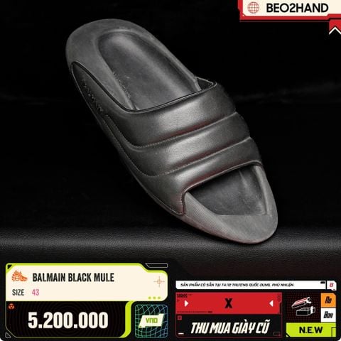 BALMAIN BLACK MULE - 43