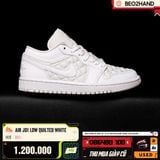 AIR JD1 LOW QUILTED WHITE - DB6480 100 - 35.5