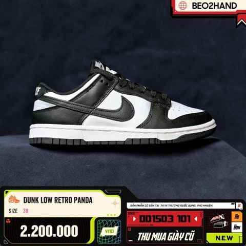 DUNK LOW RETRO PANDA - DD1503 101 - SIZE 38