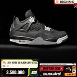 JD4 RETRO SE BLACK LIGHT STEEL - DH7138 006 - 41