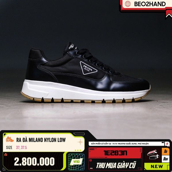 PRADA MILANO NYLON LOW - 1E283N - 37 , 37.5
