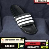 ADILETE COMFORT BLACK SLIDES - J54313 - 47