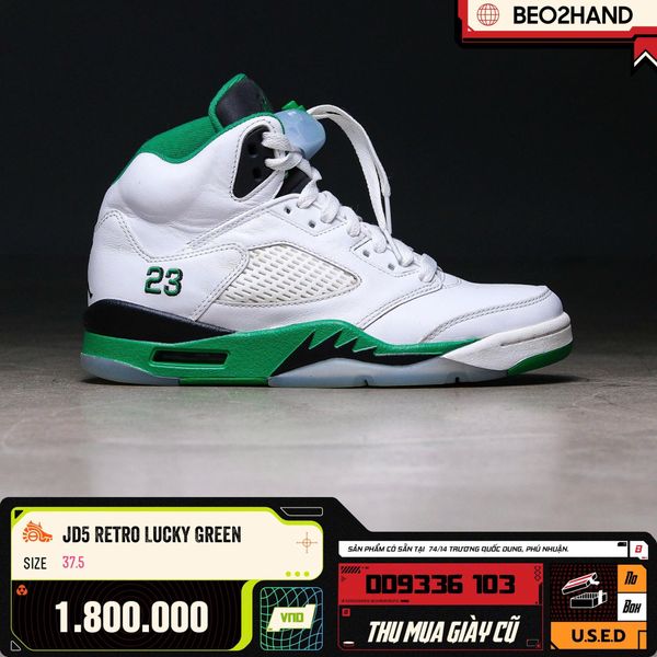 JORDAN 5 RETRO LUCKY GREEN - DD9336 103 - 37.5