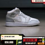 JORDAN 1 MID GREY CAMO - DD3235 100 - 36