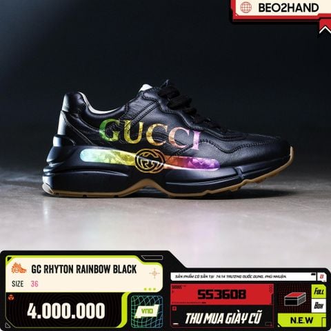 GUCCI RHYTON RAINBOW BLACK - 553608 - 36
