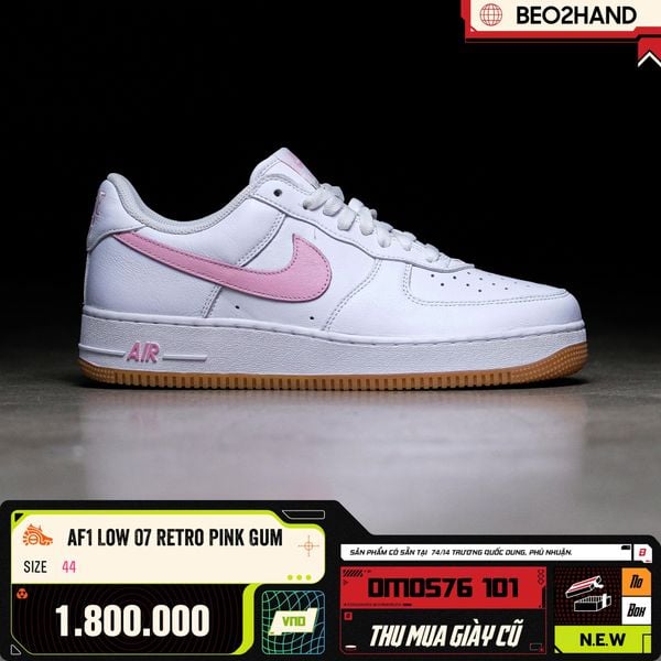 AF1 LOW 07 RETRO PINK GUM - DM0576 101 - 44