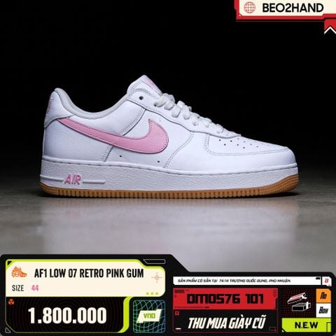 AF1 LOW 07 RETRO PINK GUM - DM0576 101 - 44