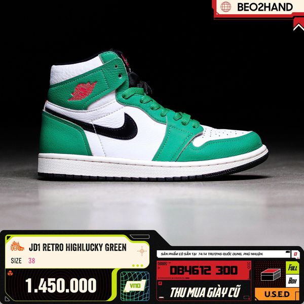 JD1 RETRO HIGHLUCKY GREEN - DB4612 300 - 38