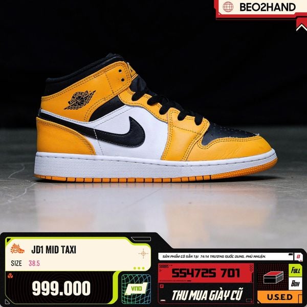 JORDAN 1 MID TAXI - 554725 701 - 38.5