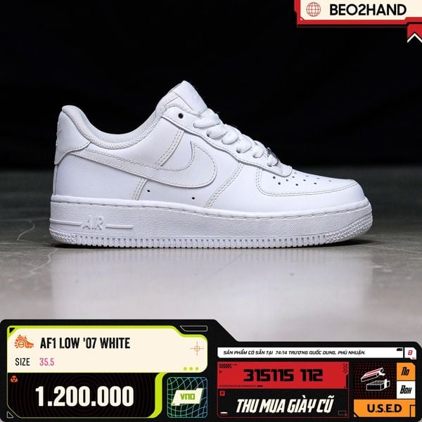 AF1 LOW 07 WHITE - 315122 111 - 35.5