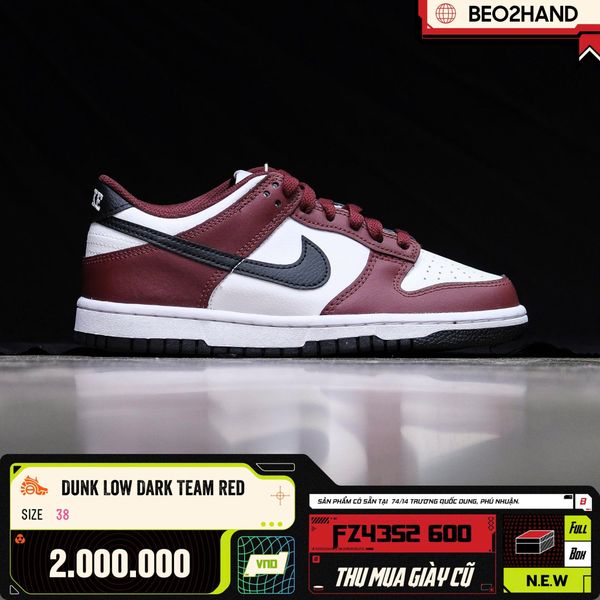 DUNK LOW DARK TEAM RED - FZ4352 600 - 38