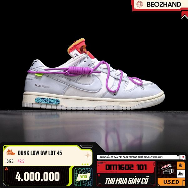 DUNK LOW OW LOT 45 - DM1602 101 - 42.5