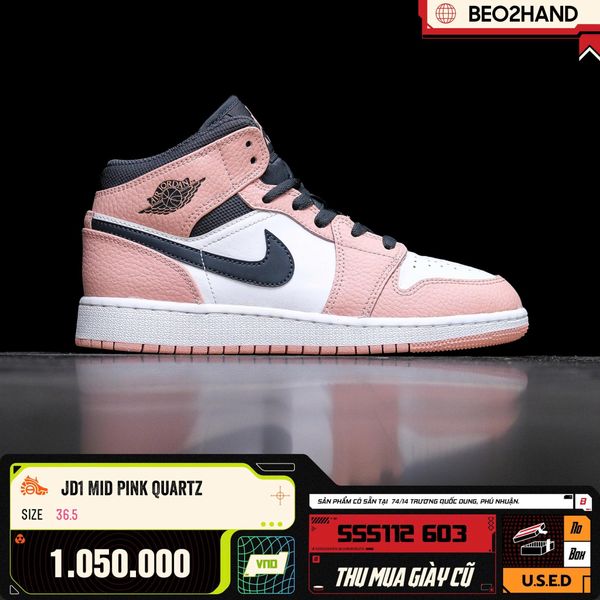 JORDAN 1 MID PINK QUARTZ - 555112 603 - 36.5