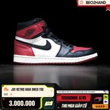 JORDAN 1 RETRO HIGH BRED TOE - 555088 610 - 41