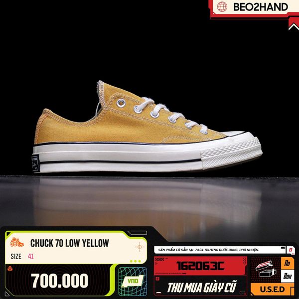 CHUCK 70 LOW YELLOW - 162063C - 41