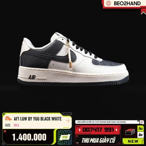 AF1 LOW BY YOU BLACK WHITE - DO7417 991 - 38.5