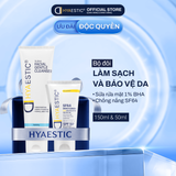  [COMBO] BỘ ĐÔI LÀM SẠCH DỊU NHẸ VÀ BẢO VỆ DA TỐI ĐA KEM CHỐNG NẮNG SF64 + SỮA RỬA MẶT 1% BHA 