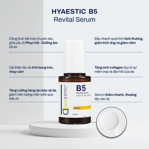  [COMBO] BỘ ĐÔI DƯỠNG ẨM VÀ PHỤC HỒI DA CHUYÊN SÂU SERUM B5 + KEM DƯỠNG NMF 