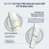  [COMBO] BỘ ĐÔI TÁI TẠO TRẺ HÓA DA VÀ PHỤC HỒI LÀN DA SẸO SCAR + RETINOL 0.5% 