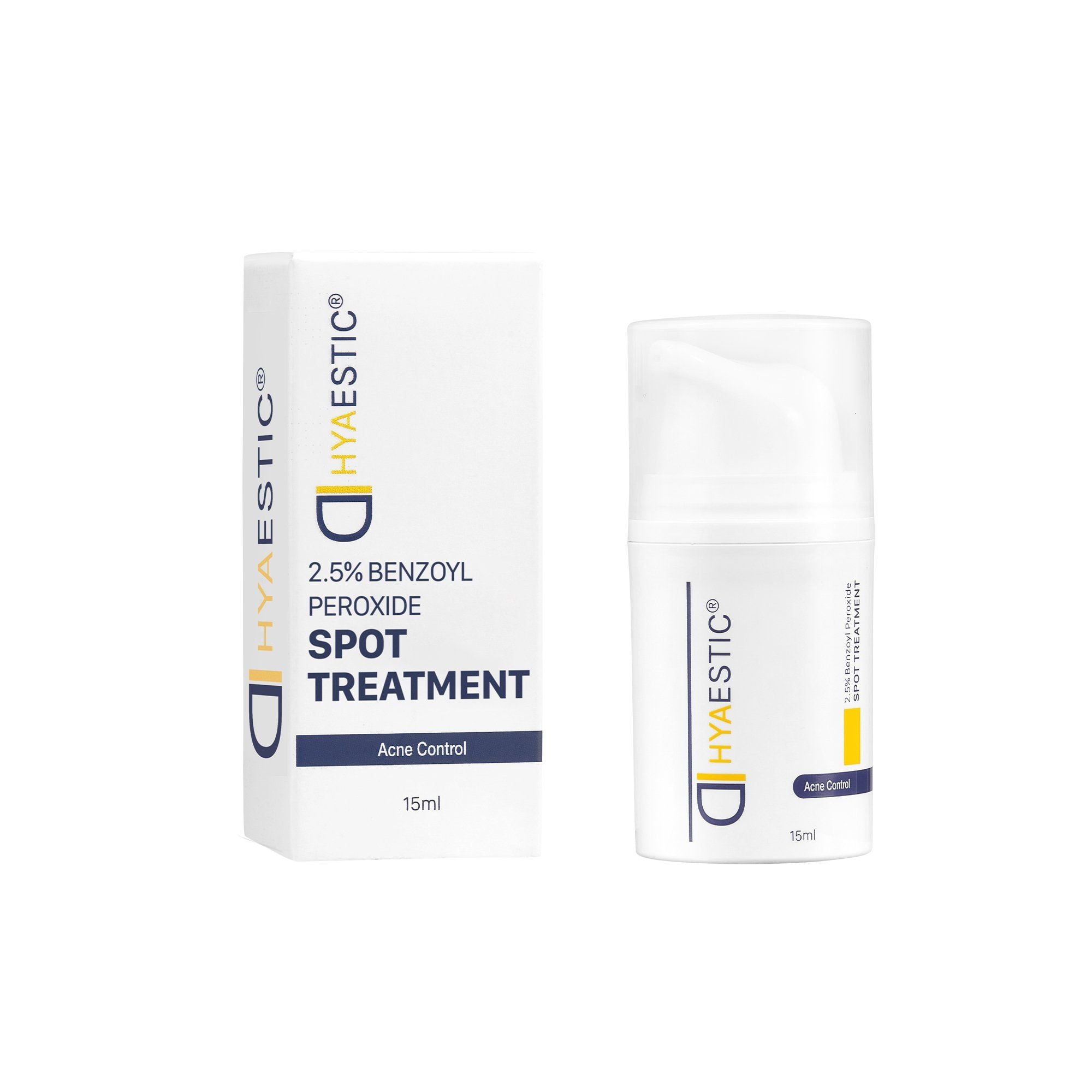  Gel hỗ trợ trị mụn sưng viêm Hyaestic Spot Treatment 2.5% Benzoyl Peroxide 