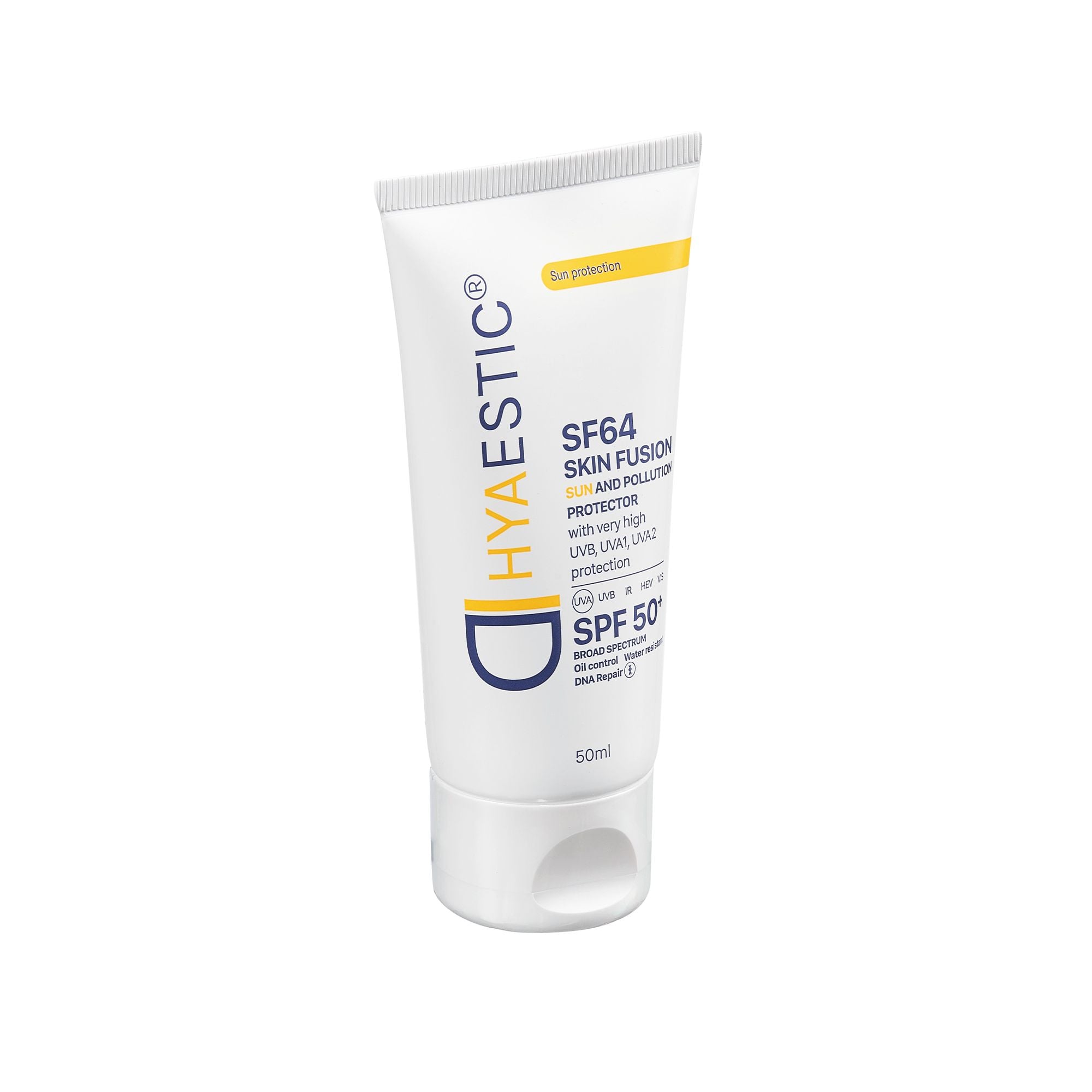  Kem chống nắng bảo vệ tối đa Hyaestic Skin Fusion SF64 Sun And Pollution Protector SPF50+ 