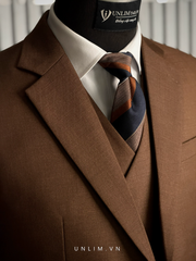 Suit Ba Mảnh Chocolate Brown