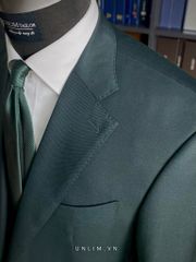 Suit Cổ K Xanh Rêu