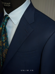 Suit Cổ K Hai Cúc Deep Teal Blue