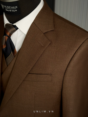 Suit Ba Mảnh Chocolate Brown