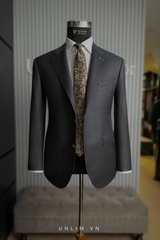Suit Xám Tối Fullcanvas Thùa Cờ Nga