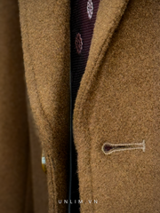 Blazer Nâu Cổ K Hai Cúc