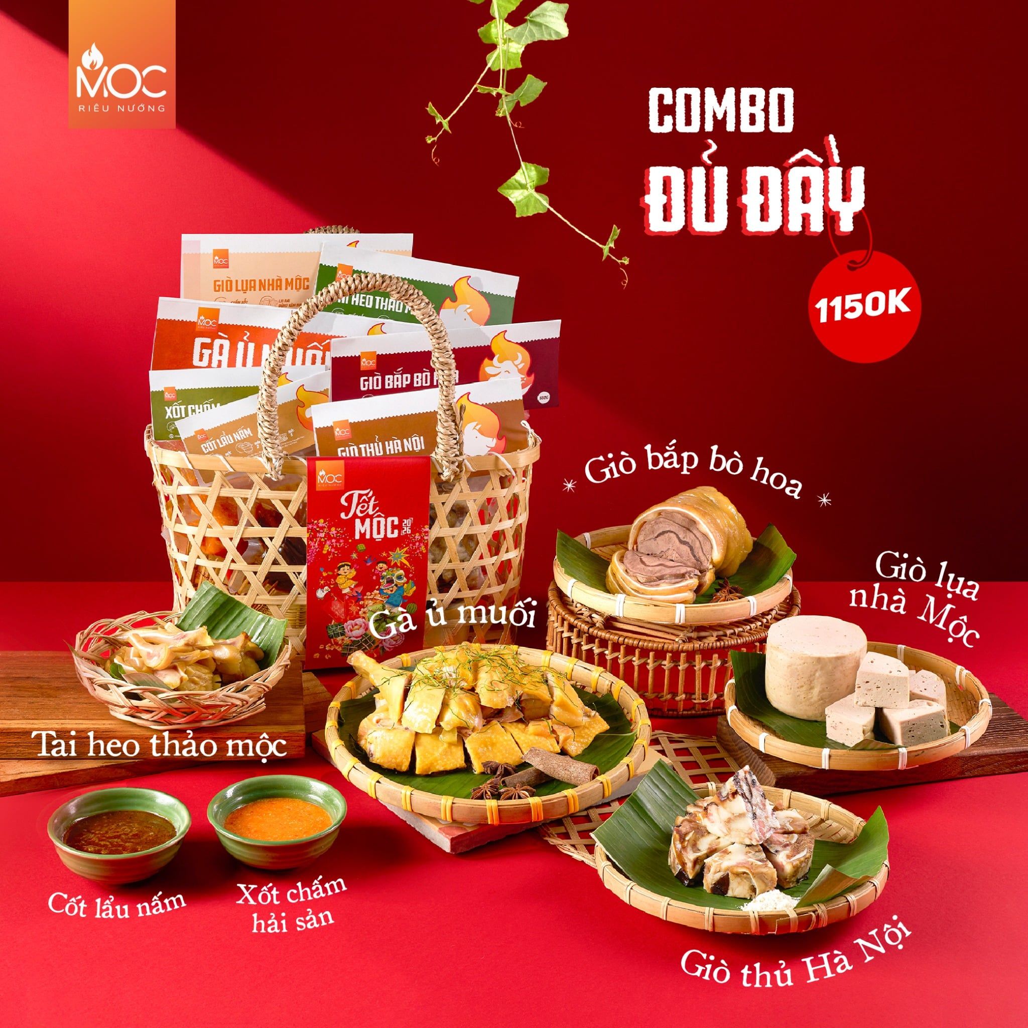  Giỏ quà đủ đầy 