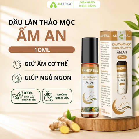 Dầu lăn thảo mộc ẤM AN - Chân Ấm Ngủ Ngon
