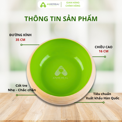 Chậu Ngâm chân cốt tre